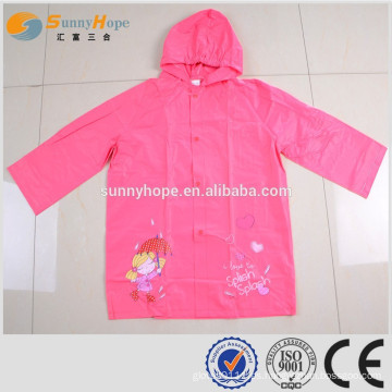 SUNNYHOPE topsale impermeables para niños de PVC de seguridad, impermeable